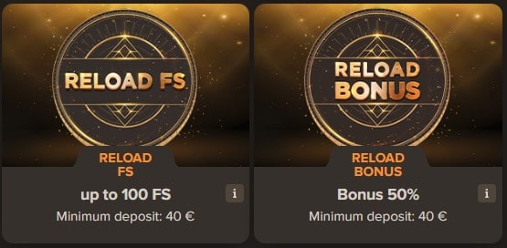Reload Boonused Sol Casinos