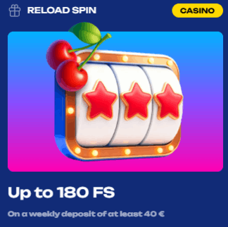 Fugu Casino reload spin bonus